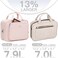 NISHEL Large Size Toiletry Bag for Women, Travel Essentials Organizer, Hanging Makeup Case for Accessories, Cosmetics, Toiletries.