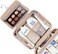 NISHEL Large Size Toiletry Bag for Women, Travel Essentials Organizer, Hanging Makeup Case for Accessories, Cosmetics, Toiletries.