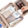 NISHEL Large Size Toiletry Bag for Women, Travel Essentials Organizer, Hanging Makeup Case for Accessories, Cosmetics, Toiletries.