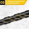 Mgtgbao 【Urgrade】 10pc 5MM Masonry Drill Bits, 3/16&rdquo; Concrete Drill Bit Set for Tile,Brick, Plastic and Wood,Tungsten Carbide Tip Best for Wall Mirror and Ceramic Tile.