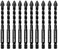 Mgtgbao 【Urgrade】 10pc 5MM Masonry Drill Bits, 3/16&rdquo; Concrete Drill Bit Set for Tile,Brick, Plastic and Wood,Tungsten Carbide Tip Best for Wall Mirror and Ceramic Tile.