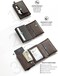 VULKIT Men's Credit Card Holder Credit Card Holder Leather RFID Wallet Pop Up Wallet with 3 Slots for CardsBanknotes&hellip;.