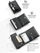 VULKIT Men's Credit Card Holder Credit Card Holder Leather RFID Wallet Pop Up Wallet with 3 Slots for CardsBanknotes&hellip;.