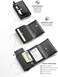 VULKIT Men's Credit Card Holder Credit Card Holder Leather RFID Wallet Pop Up Wallet with 3 Slots for CardsBanknotes&hellip;.