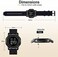 YUINK Ultra-Thin Digital Sports Watch Waterproof Stainless Steel Fashion Wrist Watch for Men.