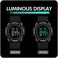 YUINK Ultra-Thin Digital Sports Watch Waterproof Stainless Steel Fashion Wrist Watch for Men.
