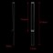 Yeshone 6 Pieces Music Sheet Clip Music Stand Clips for Wind Music Page Holder Clips Clear Acrylic Read Music Page Clips for Music Read.
