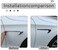 LLKUANG AMG Style Side Air Vent Fender Trim for Mercedes Benz C E GLC Class W205 W213 X253 (Glossy Black.