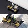 ALAMSCN 3. 3V 5V MB102 Solderless Breadboard Power Supply Module with 9V Battery Clip Power Cable 2. 1x 5. 5mm Male DC Jack Plug for Arduino (Pack of 3.