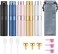 Tekson 5PCS 8ml Travel Perfume Atomizer Refillable, Mini Cologne Spray Bottle Empty, Small Aftershave Portable Sprayer for Liquid Dispenser (Five Colors.