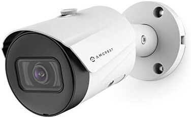 Amcrest UltraHD 5MP Outdoor POE Camera 2592 x 1944p Bullet IP Security Camera, Outdoor IP67 Waterproof, 103 Viewing Angle, 2. 8mm Lens, 98. 4ft Night Vision, 5-Megapixel, IP5M-B1186EW-28MM (White.