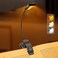 Vekkia/LuminoLite Rechargeable Amber Book Reading Lamp, Clip on Lights for Reading in Bed, 3 Brightness &times; 3 Color Temperature, 2. 1 oz Lightweight, 70 Hrs Reading, Perfect for ReadersKids (Black.