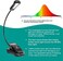 Vekkia/LuminoLite Rechargeable Amber Book Reading Lamp, Clip on Lights for Reading in Bed, 3 Brightness &times; 3 Color Temperature, 2. 1 oz Lightweight, 70 Hrs Reading, Perfect for ReadersKids (Black.