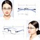 FEIVSN 3-Pack Rimless Reading Glasses For Women, Lightweight Spring Hinge Readers, Classic Elegant Artistic Eyeglasses UV 400.