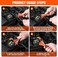 ValueMax 2-piece Strap Wrench Set, Adjustable Wrench with Max Diameter 4" (Smalland 6"(Large, Oil Filter Wrench Set, Jar Opener, Shower Head Wrench, Water Filter Wrench.