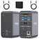 4URPC USB C Docking Station Dual Monitor, Dual HDMI USB C Dock, Laptop Docking Station with 2 HDMI Ports, VGA, 65W Power Adapter,6 USB, Ethernet, SD/TF, Audio/Mic for Dell/Hp/Surface Pro.