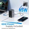 4URPC USB C Docking Station Dual Monitor, Dual HDMI USB C Dock, Laptop Docking Station with 2 HDMI Ports, VGA, 65W Power Adapter,6 USB, Ethernet, SD/TF, Audio/Mic for Dell/Hp/Surface Pro.