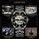 A ALPS Men&rsquo;s Watch Black Mechanical Stainless Steel Skeleton Waterproof Automatic Self-Winding Roman Numerals Diamond Dial Wrist Watch.