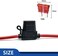 Qizpcer 16 AWG Inline Fuse Holder - 12V, 10A Blade Fuse (10 Pack.
