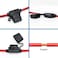 Qizpcer 16 AWG Inline Fuse Holder - 12V, 10A Blade Fuse (10 Pack.