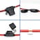 Qizpcer 10 AWG Inline Fuse Holder - 12 Volts Fuse Holder for 40A Blade Fuse (6 Pack.