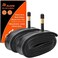 أنابيب دراجات YunSCM شديدة التحمل 700C، مقاسات 700x35C/38C/40C/43C، مزودة بصمام شريدر AV48 (35/43-622700C). متوافقة مع إطارات الدراجات مقاسات 700x35C، 700x36C، 700x37C، 700x38C، 700x40C، 700x42C، 700x