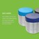 LunchBots 16oz Thermal Stainless Steel Wide Mouth - Insulated Container with Vented Lid - Keeps Food Hot or Cold for Hours - Leak-Proof Portable Thermal Food Jar is Ideal for Soup - 16 Ounce - Navy.