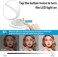 Milishow Compact Mirror with LED Light,1x/10x Magnifying Rechargeable Mirror,3. 5in, Dimmable Travel Mirror for Purse,Pocket,Handheld 2-Sided Makeup Mirror.