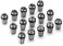Genmitsu 15PCS ER11 Precision Spring Collet Set for CNC Engraving Milling Lathe Chuck Tool, 1. 0mm-7. 0mm1/4", 1/8".