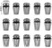 Genmitsu 15PCS ER11 Precision Spring Collet Set for CNC Engraving Milling Lathe Chuck Tool, 1. 0mm-7. 0mm1/4", 1/8".