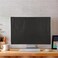 kwmobile Monitor Cover Compatible with 27-28" monitor - Dust Cover Computer Screen Protector - Black.