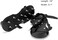 QWORK Spiked shoes with 25mm short spikes, perfect for epoxy floors, layering, cover installation, green (1 pair.