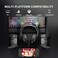 SOMIC G951s Pink Stereo Gaming Headset with Mic for PS4, Xbox One, PC, Mobile Phone, 3. 5MM Sound Detachable Cat Ear Headphones Lightweight Self-Adjusting Over Ear Headphones (Black.
