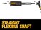 Dewalt Right Angle Drill Adaptor, Flextorq, 4-In-1 System, Compact, Straight Flexible Shaft, 12-Inch (Dwamrasetft.