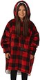 THE COMFY Unisex Kids Oversized MicrofiberSherpa Wearable Blanket, Great Gift for Any Occasion, Seen on Shark Tank, One Size Fits All Original.