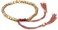 Acxico 2Pcs Tibetan Buddhist Braided Cotton Copper Beads Lucky Rope Bracelet Bangle.
