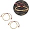 Acxico 2Pcs Tibetan Buddhist Braided Cotton Copper Beads Lucky Rope Bracelet Bangle.