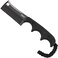 Columbia River Knife &amp; Tool CRKT Minimalist Cleaver EDC Knife: Compact Everyday Carry Fixed Blade Knife, Folts Utility Knife with Black Finish, Resin Infused Fiber Handle, and Sheath 2383K.