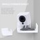 BRAINWAVZ Mini Corner Shelf Mount for Security Cameras, Baby Monitors, Speakers, PlantsMore, Universal Holder, Strong Adheasive, Easy to Install, No Mess, Screwless (White.