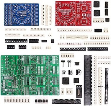 مجموعة أدوات تدريب اللحام D DZRCOXI، لوحة تدريب مهارات اللحام SMD SMT DIY (اللحام - الكل).