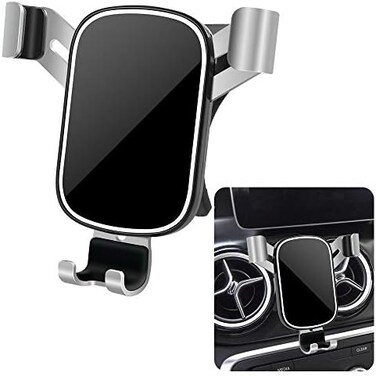 musttrue LUNQIN Car Phone Holder for Mercedes Benz GLA-Class 2015-2020 GLA250 GLA45CLA-Class 2014-2019 CLA250 CLA45 Auto Interior Accessories Best Cell Phones Mount Cellphone Mobile Cradle Charging Br