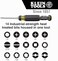 Klein Tools 32305 Multi-bit Ratcheting Screwdriver, 15-in-1 Tool with Phillips, Slotted, Square, Torx and Combo Bits and 1/4-Inch Nut Driver.