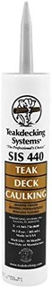 Teakdecking Systems - 10oz Marine Caulk Cartridge, Gray - SIS440 - Premium Quality - for Teak Deck Seams - Provides First Class Appearance - UVChemical Resistant, Non-Corrosive.
