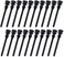 AUEAR, 50 Pack Case Fan Soft Silicone Anti Noise Reducing Vibration Screws Fan Rivet Mounting for Pack Case Fan or CPU Fan.