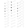Mayhoop 20G 30Pcs Bioflex Clear Nose Rings Retainer Nose Piercing Retainer Mix Color CZ Body Jewelry Piercing for Women Men.