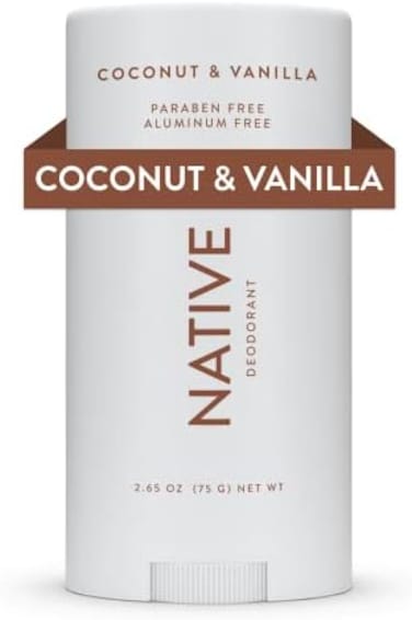 Native Deodorant Contains Naturally Derived Ingredients, 72 Hour Odor ControlDeodorant for Women and Men, Aluminum Free with Baking Soda, Coconut Oil and Shea ButterCoconutVanilla.