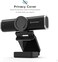 Amcrest 4-Megapixel Webcam w/MicrophonePrivacy Cover, Web Cam USB Camera, Computer HD Streaming Webcam for PC DesktopLaptop w/Mic, Wide Angle LensLarge Sensor for Superior Low Light (AWC496.