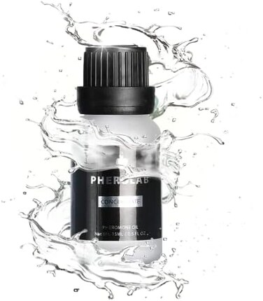 PHEROLAB Sexy Life Black Pheromone Perfume for Men &ndash; Attract Women, Enhance Feminine Appeal, Long-Lasting Human Pheromone Concentrate, 10ml.
