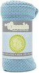 Woombie Organic Baby Swaddling Blanket, Lightweight Swaddle, Receiving Blanket, Sporty Blue, 44 x 44 in.