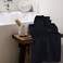 BELIZZI HOME Elvana Ultra Soft 6 Pack Cotton Towel Set, Contains 2 Bath Towels 28x55 inch, 2 Hand Towels 16x24 inch2 Wash Coths 12x12 inch, Ideal for Everyday use, CompactLightweight - Black.